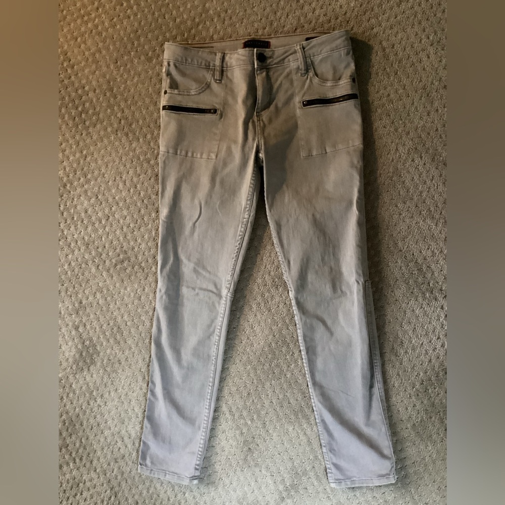 Sanctuary Ace utility skinny jeans, stretch,zipper detail,sits below waist, sz29
